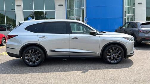 Lunar Silver Metallic 2023 Acura MDX A-Spec