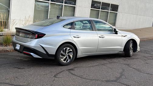 Silver 2026 Hyundai SONATA Hybrid Blue