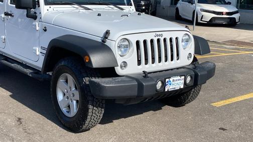 Bright White Clearcoat 2017 Jeep Wrangler Unlimited Sport