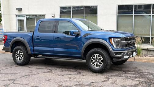 Atlas Blue Metallic 2022 Ford F-150 Raptor