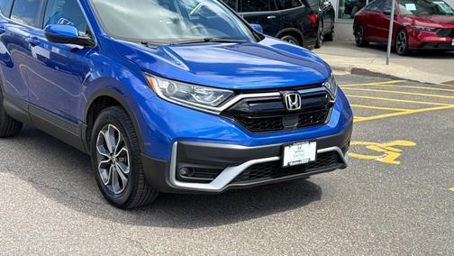 Aegean Blue Metallic 2021 Honda CR-V EX