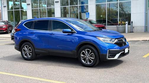 Aegean Blue Metallic 2021 Honda CR-V EX
