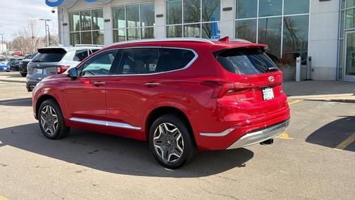 Calypso Red 2021 Hyundai SANTA FE Calligraphy