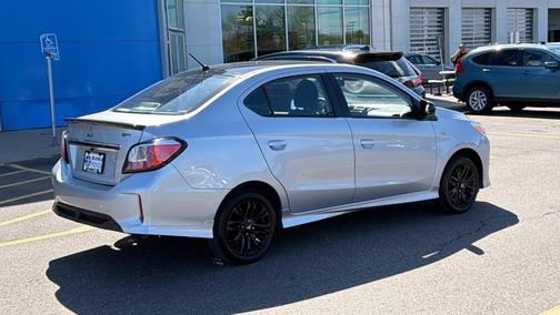 Infrared Metallic 2024 Mitsubishi Mirage G4 Black Edition