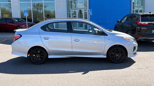 Infrared Metallic 2024 Mitsubishi Mirage G4 Black Edition
