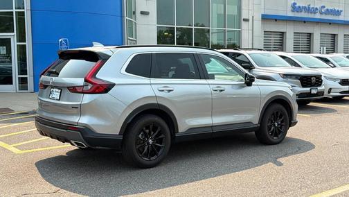Solar Silver Metallic 2025 Honda CR-V Hybrid Sport-L
