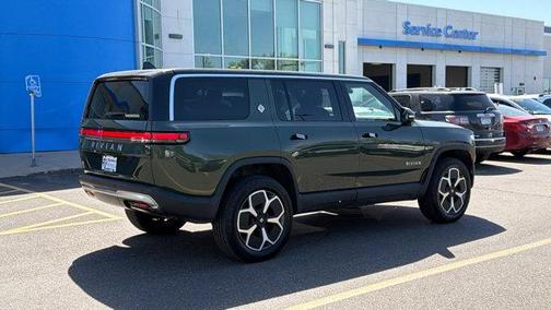 Forest Green 2024 Rivian R1S Adventure Quad Motor Large Pack