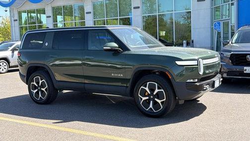 Forest Green 2024 Rivian R1S Adventure Quad Motor Large Pack