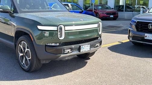 Forest Green 2024 Rivian R1S Adventure Quad Motor Large Pack