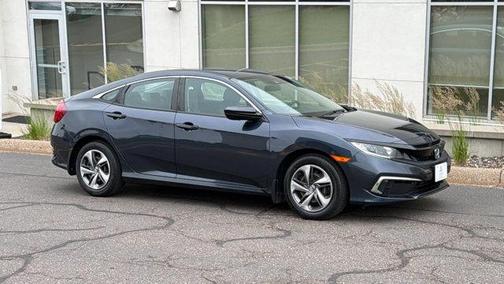 Cosmic Blue Metallic 2020 Honda Civic LX