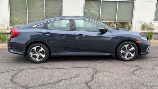Cosmic Blue Metallic 2020 Honda Civic LX
