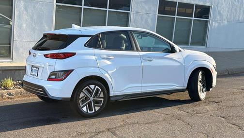 Lunar White 2023 Hyundai KONA EV Limited