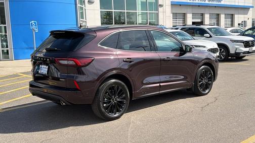 Cinnabar Red Metallic 2023 Ford Escape ST-Line Elite