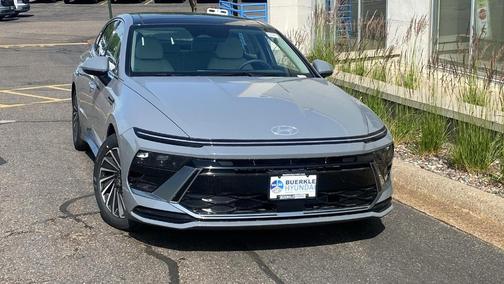 Blue 2026 Hyundai SONATA Hybrid SEL