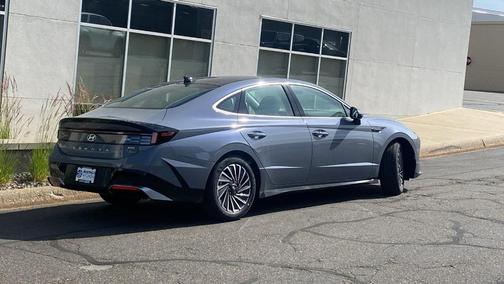 Blue 2026 Hyundai SONATA Hybrid SEL