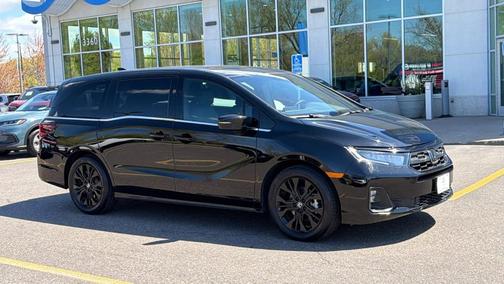 Crystal Black Pearl 2025 Honda Odyssey Sport-L