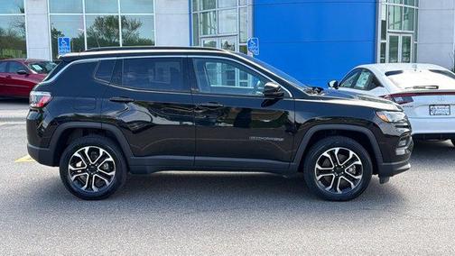 Diamond Black 2023 Jeep Compass Limited