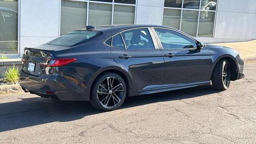 Midnight Black Metallic 2025 Toyota Camry XSE