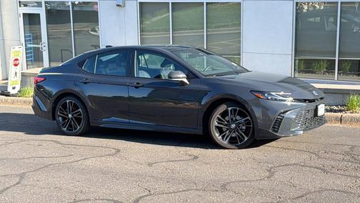 Midnight Black Metallic 2025 Toyota Camry XSE