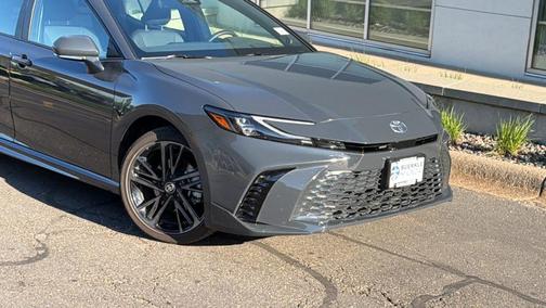Midnight Black Metallic 2025 Toyota Camry XSE