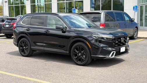 Black 2025 Honda CR-V Hybrid Sport Touring