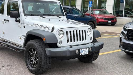 Bright White Clearcoat 2017 Jeep Wrangler Unlimited Sport