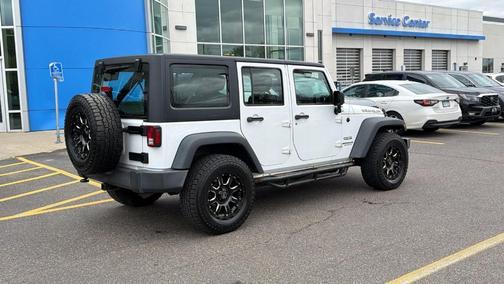 Bright White Clearcoat 2017 Jeep Wrangler Unlimited Sport