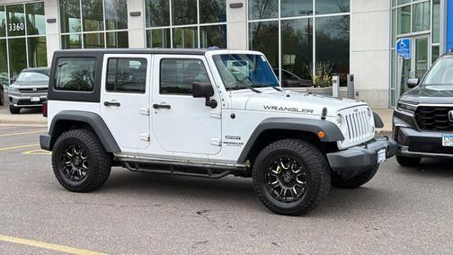 Bright White Clearcoat 2017 Jeep Wrangler Unlimited Sport