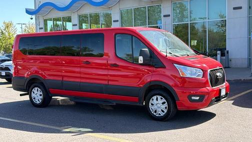 Race Red 2022 Ford Transit-350 XLT