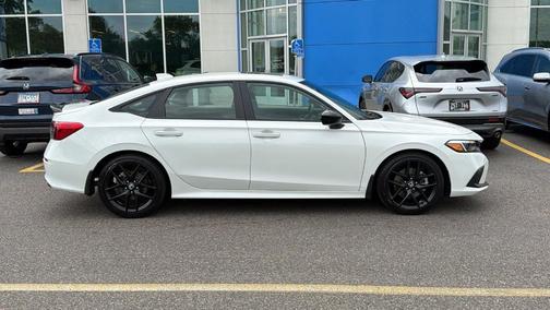 Platinum White Pearl 2024 Honda Civic Si Base