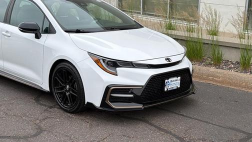 White / Black 2022 Toyota Corolla APEX SE