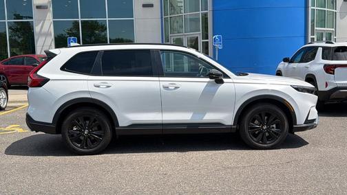 Platinum White Pearl 2026 Honda CR-V Hybrid Sport Touring