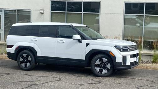 White 2026 Hyundai SANTA FE HEV SE