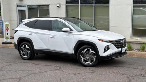 Serenity White Pearl 2023 Hyundai TUCSON Limited