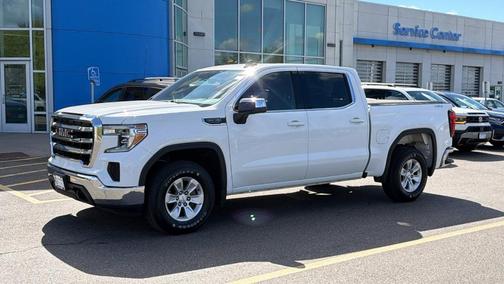 Summit White 2020 GMC Sierra 1500 SLE