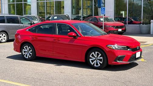 Rallye Red 2022 Honda Civic LX