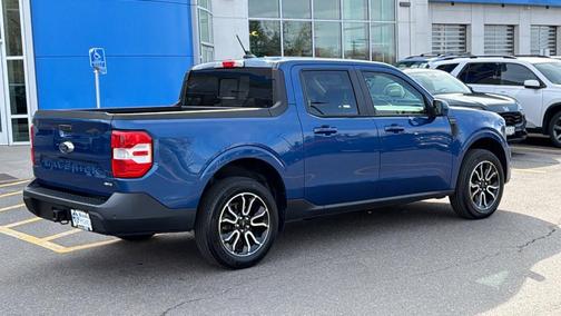 Alto Blue Metallic Tinted Clearcoat 2023 Ford Maverick Lariat