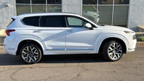 Serenity White Pearl 2023 Hyundai SANTA FE Calligraphy