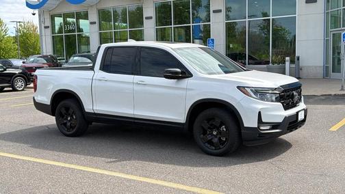 Platinum White Pearl 2024 Honda Ridgeline Black Edition