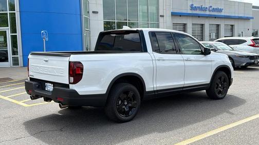 Platinum White Pearl 2024 Honda Ridgeline Black Edition