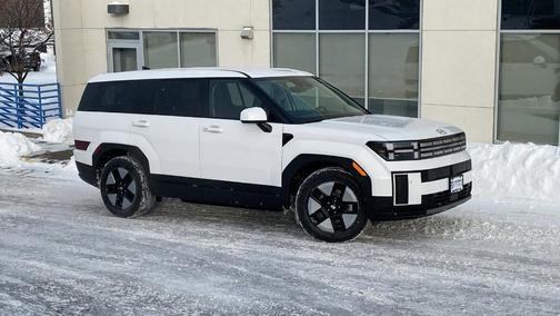 White 2026 Hyundai SANTA FE HEV SE