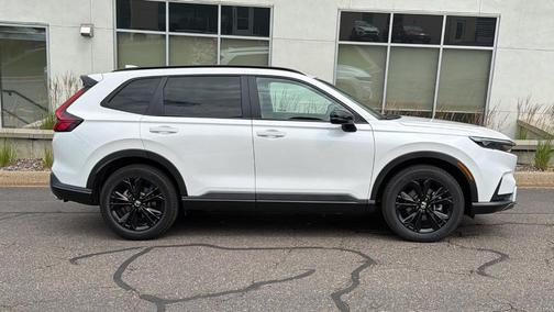 Platinum White Pearl 2026 Honda CR-V Hybrid Sport Touring