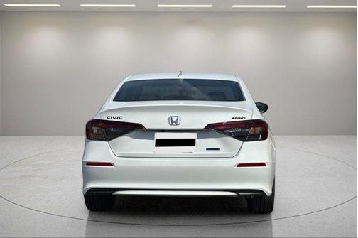 Platinum White Pearl 2026 Honda Civic Hybrid Sport