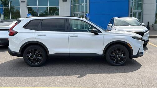 Platinum White Pearl 2026 Honda CR-V Hybrid Sport Touring