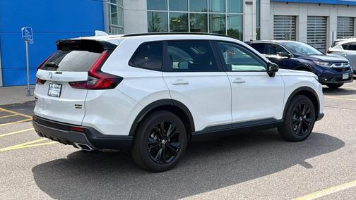 Platinum White Pearl 2026 Honda CR-V Hybrid Sport Touring