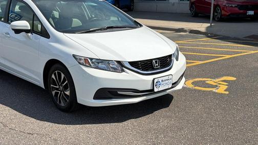 Taffeta White 2015 Honda Civic EX