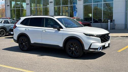 Platinum White Pearl 2026 Honda CR-V Hybrid Sport Touring