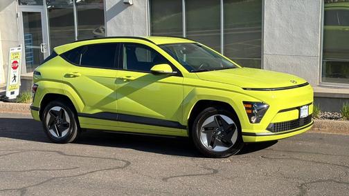 Yellow 2024 Hyundai KONA EV SEL