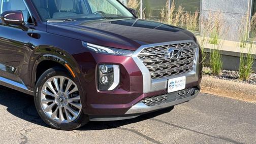 Burgundy 2020 Hyundai PALISADE Limited