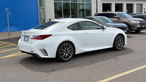 White 2015 Lexus RC 350 Base
